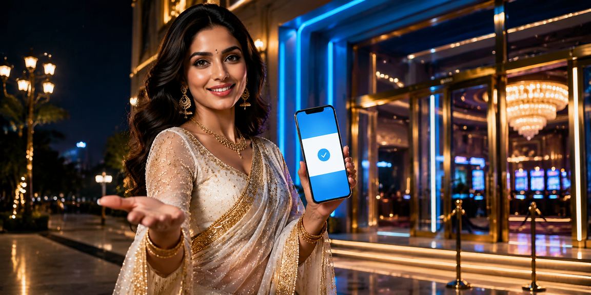 Casino player enjoying exclusive VIP benefits in Delhi
